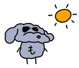 toy poodle moco sticker #11318120