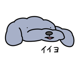 toy poodle moco sticker #11318124