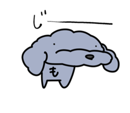 toy poodle moco sticker #11318126