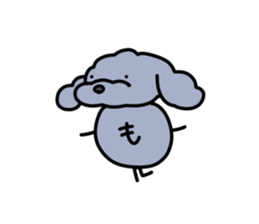 toy poodle moco sticker #11318132