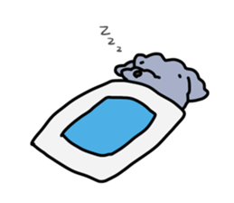 toy poodle moco sticker #11318134