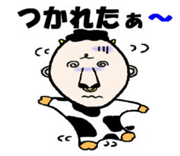 human-cow "moosan5" sticker #11318820