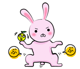 Annoying Rabbit and Citron sticker #11319776