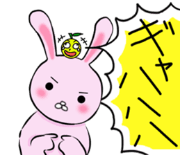 Annoying Rabbit and Citron sticker #11319778