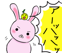 Annoying Rabbit and Citron sticker #11319779