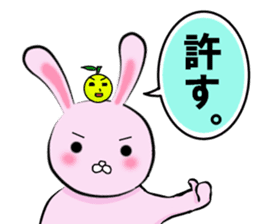 Annoying Rabbit and Citron sticker #11319781