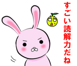 Annoying Rabbit and Citron sticker #11319782