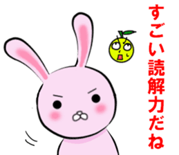 Annoying Rabbit and Citron sticker #11319782
