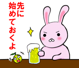 Annoying Rabbit and Citron sticker #11319785