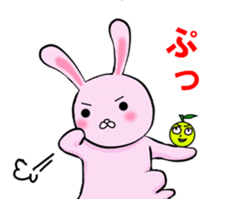Annoying Rabbit and Citron sticker #11319787