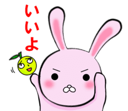 Annoying Rabbit and Citron sticker #11319788