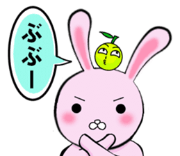 Annoying Rabbit and Citron sticker #11319789