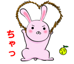 Annoying Rabbit and Citron sticker #11319791