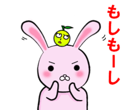 Annoying Rabbit and Citron sticker #11319792