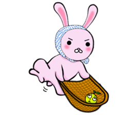 Annoying Rabbit and Citron sticker #11319794