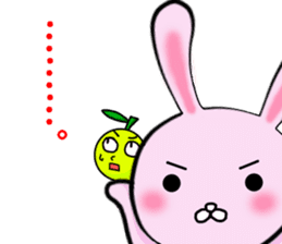 Annoying Rabbit and Citron sticker #11319801