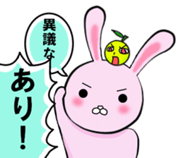 Annoying Rabbit and Citron sticker #11319803
