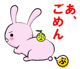 Annoying Rabbit and Citron sticker #11319806