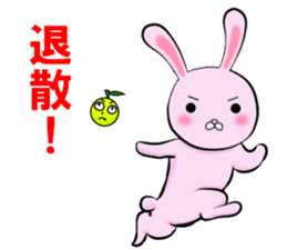 Annoying Rabbit and Citron sticker #11319813