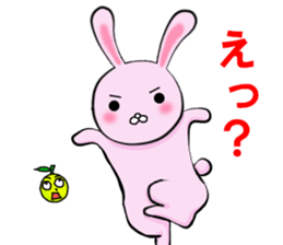 Annoying Rabbit and Citron sticker #11319814