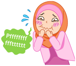 Fatima : Diary of Hijabers sticker #11320329