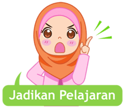 Fatima : Diary of Hijabers sticker #11320331