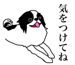 I love Japanese Chin sticker #11320466