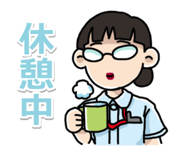Nurse observation diary sticker #11320765