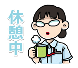 Nurse observation diary sticker #11320765