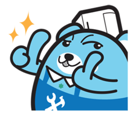 MURMUR BEAR NK sticker #11320777