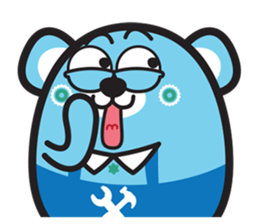 MURMUR BEAR NK sticker #11320805