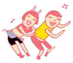 Girl Funny - 01 sticker #11321598