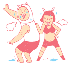 Girl Funny - 01 sticker #11321602