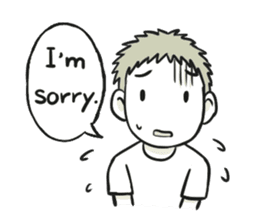 Sorry for being boring [English] sticker #11321943