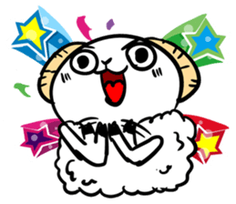 NEVER LUCKY - Sheep talk with you sticker #11322363