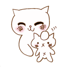 Cool and cute cat. sticker #11322473