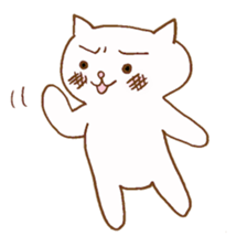 Cool and cute cat. sticker #11322474