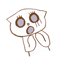 Cool and cute cat. sticker #11322476