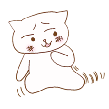 Cool and cute cat. sticker #11322477