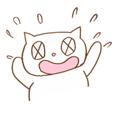 Cool and cute cat. sticker #11322479