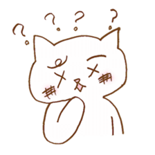 Cool and cute cat. sticker #11322480