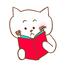 Cool and cute cat. sticker #11322481