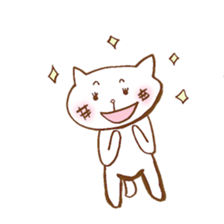 Cool and cute cat. sticker #11322484