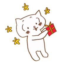 Cool and cute cat. sticker #11322492