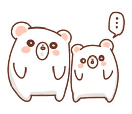 soft cuddly bears sticker #11323155
