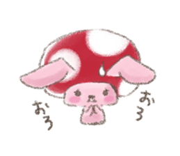 Mushroom animals part2 sticker #11323705