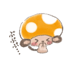 Mushroom animals part2 sticker #11323729
