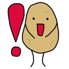 jagataro and potatoes grandfather sticker #11323920