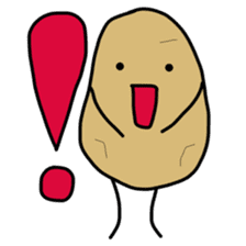 jagataro and potatoes grandfather sticker #11323920
