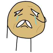 jagataro and potatoes grandfather sticker #11323925